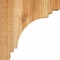 Ekena Millwork Pescadero Rough Sawn Corbel, Western Red Cedar, 4"W x 10"D x 10"H COR04X10X10PEC00RWR - alternate 4